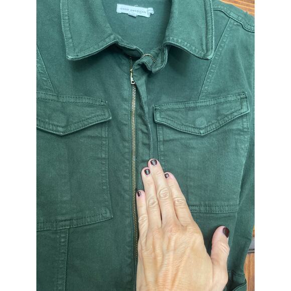 GOOD AMERICAN FIT FOR SUCCESS JUMPSUIT DARK GREEN SIZE 4 - Picture 5 of 7